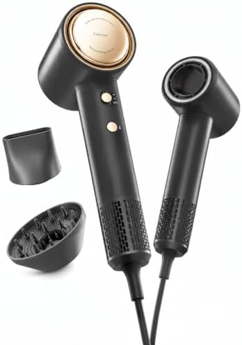 Tideway Hair Dryer, High-Speed Blow Dryer with Magnetic Diffuser,1500 Watts by Tideway