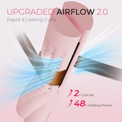 TYMO Airflow 2.0 Curling Iron Flat Iron-Hair Straightener and Curler 2 in 1 - Image 2