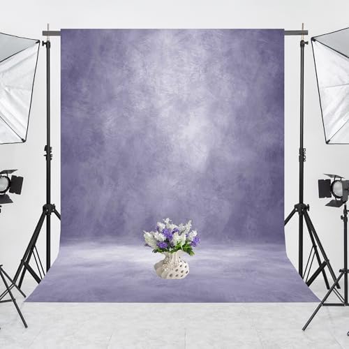 Abstract Photography Backdrop for Photoshoot 8x10ft,Light Purple,No Stand - Image 3