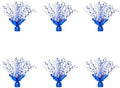 6 Pack Blue Silver Star Spray Centerpiece, Graduation Party by Unknown