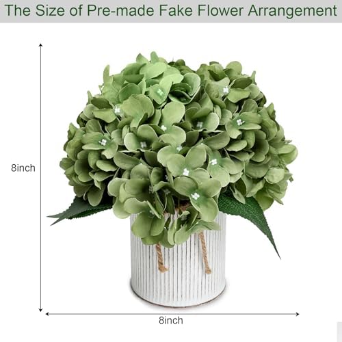 Sage Green Flower Table Centerpieces - Set of 6 - Image 4