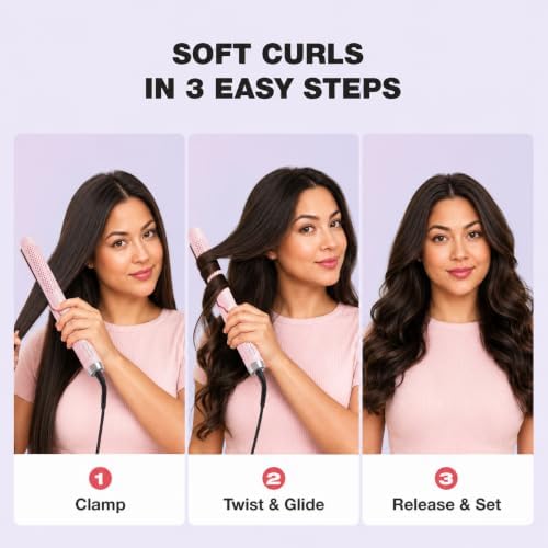 BABONIR Airflow Styler Curling Iron, 2 in 1 Straightener and Curler - Image 6