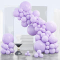 PartyWoo Lavender Balloons 140pcs Light Pastel Purple Lilac Different Sizes by PartyWoo