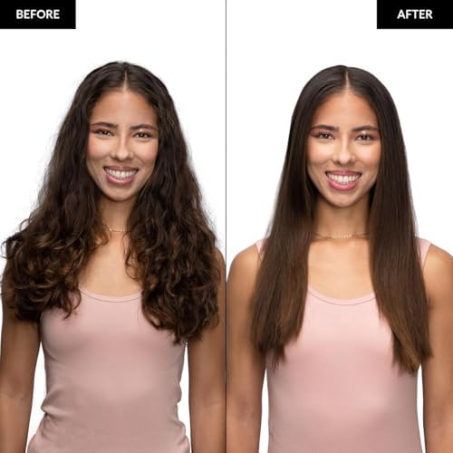 FoxyBae Flat Iron Hair Straightener - TRÉS Sleek 1.75" Wide Plate Titanium Flat-Iron - Dual Voltage Portable Professional Hair Straightener - Hot Tools - Locks Moisture & Shine [Black Rose-Gold] - Image 4