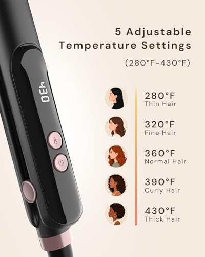 ANNLARY Mini Hair Straightener, Portable Small Flat Iron for Travel - Image 5