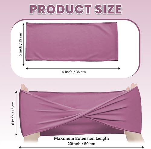 MDS Pack of 125 Spandex Chair Sashes Without Slider Buckles – Dusty Pink - Image 2