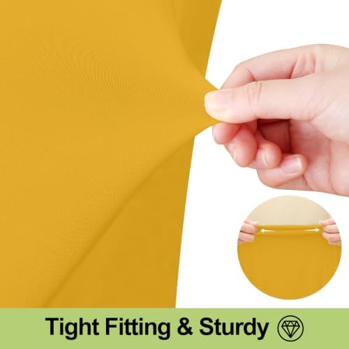 Smiry Spandex Elastic Fitted Table Cloth Skirt for 4FT Rectangle Table - Image 3