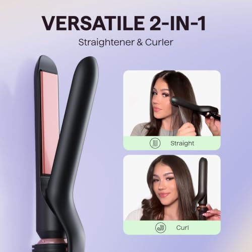 Wavytalk 3 in 1 Curling Wand Set with Heated Round Brush, Versatile Styling - Image 4