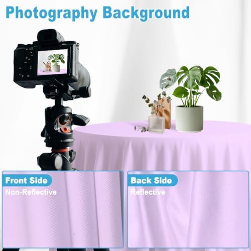 Light Purple Photography Backdrop for Photoshoot, Fabric, 5x7 FT - Image 7
