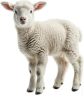Christmas Nativity Lamb 1FT Life Size Cardboard Cutout, 1 PC by DP+BOUTIQUE