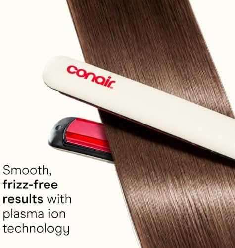 Conair InfinitiPRO Flat Iron, Infrared Hair Straightener, Anti-Frizz, 1” - Image 5