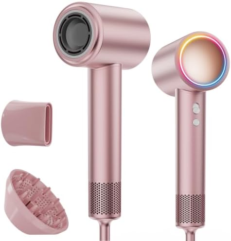 Fentgo Hair Dryer, High-Speed Ionic Blow Dryer with Magnetic Diffuser by Fentgo