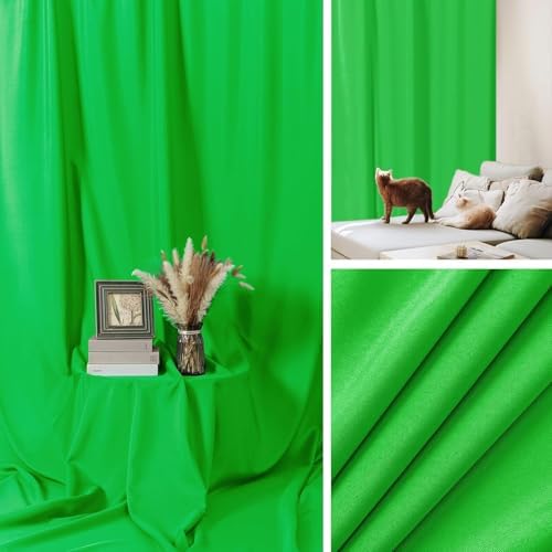 Sugargirl 10X10FT Green Backdrop Background for Photography, Photo Backdrop Green Screen Photo Booth Backdrop for Photoshoot Party Video(1 Panel) - Image 5