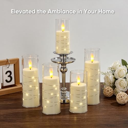 Raycare 7 Pack Flameless Battery Operated Pillar Candles with Remote Timer - Image 7