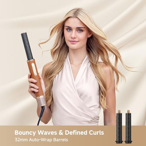 DREAME AirStyle Suite Hair Styler & High-Speed Dryer, 110,000 RPM Motor, 3 Essential Snap-On Attachments for Curling, Volumizing & Fast Dry, Frizz Control, Cool Shot, Luxury Leather Travel Bag - Image 2