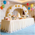 THARAHT Tulle Table Skirt 14FT 420CM Long for Rectangle Tables Round Tables Ruffle Desk Skirt for Princess Girls Birthday Party Cake Dessert Decorations Table Skirt by THARAHT