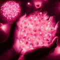 100pcs Balloon Lights Mini Led Lights Round Long Standby Time Paper Lantern Balloons Lighting for Birthday Party Christmas Halloween Decoration (Pink, 100 PCS) by chzk