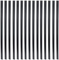 Myard 32-1/4'' Traditional Rectangular Iron Deck Balusters, Matte Black by Myard