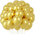 Voircoloria 66pcs Metallic Gold Latex Party Balloons, 12inch by Voircoloria