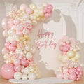 Pink and Yellow Balloon Arch Kit for Lemon Birthday Party Decorations by NUTTYBASH