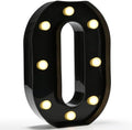 Pooqla Black Light Up Numbers 0, Room Birthday Decorations for Boys by Pooqla