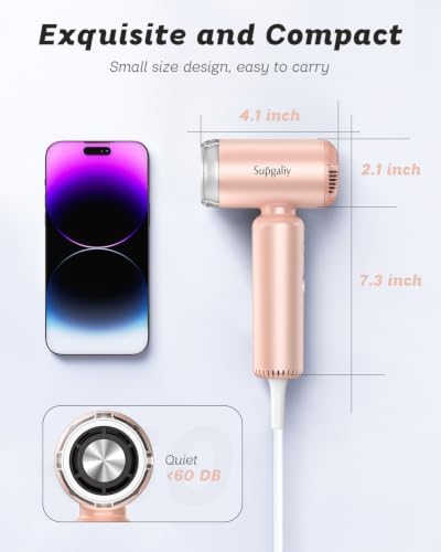 Dual Voltage Travel Hair Dryer, High-Speed Ionic Blow Dryer - Image 3