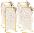 Wedding Sign Stand,Welcome Poster Easel Stand,Mustard Gold,4 Pcs by WeddingPartyDecoration