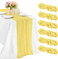 10FT Cheesecloth Table Runner Boho Party Home Decorations by JALANCY