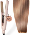 NuMe Fashionista Flat Iron - 1” Tourmaline Hair Straightener - Tourmaline Ceramic Plates - Professional Salon Hair Straightening Styling Flat Iron - Programmable Auto Shut Off - Blush by Unknown