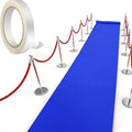 Royal Blue Carpet Runner for Wedding Party Aisle with Tape by Shappy