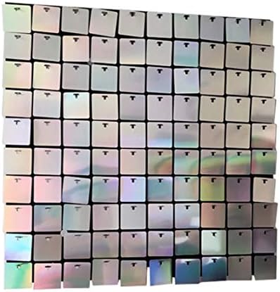 24 Sequin Panels for Shimmer Wall - New Interlocking Design | Shimmer Wall, Party Backdrop, Events, and Advertising Signs (Iridescent) by BlushBloomsDecor