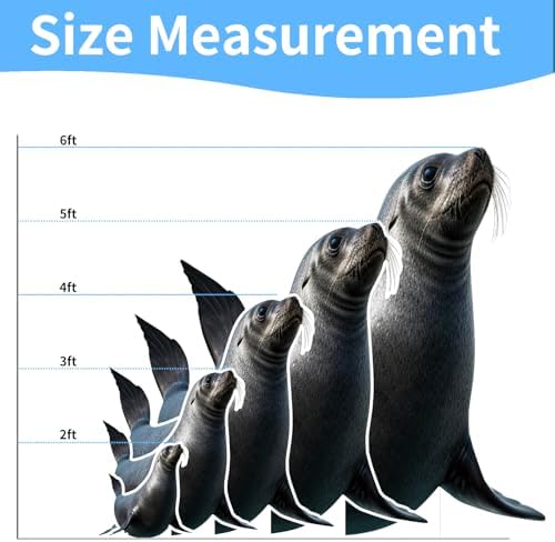 Seal Cardboard Cutout 3FT Life Size, Safari Theme Decoration - Image 2