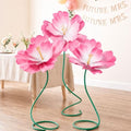 3 Pcs 5ft Giant Artificial Flowers Wedding, Red by Maysing