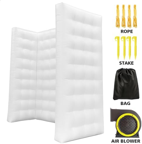 Inflatable Photo Booth Wall, White, 8.2X8.2X4FT - Image 3