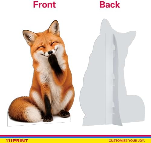 Funny Fox Life Size Cardboard Cutout Standee, 8FT - Image 3