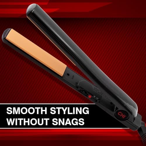 CHI Tourmaline Ceramic Series Flat Iron, Hair Straightener, 1" Iron - Image 2