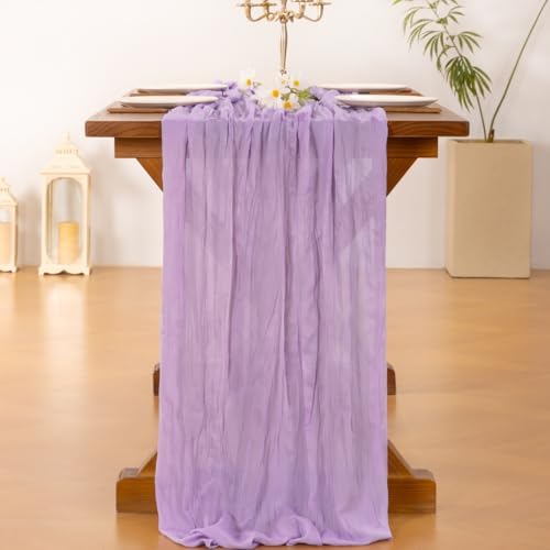 Cheesecloth Table Runner Fall Boho Wedding Birthday Party Home Decor - Image 4