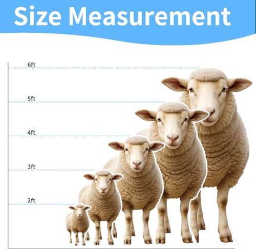 Nativity Sheep 5FT Life Size Cardboard Cutout, Standup, 1 PC - Image 2