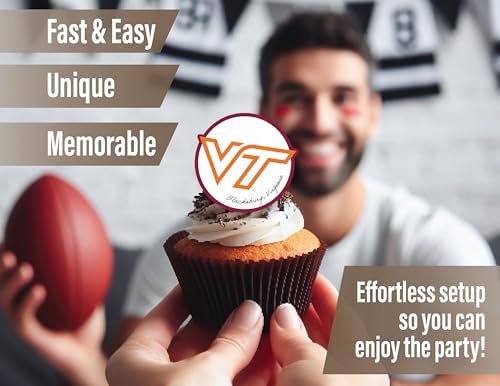 Virginia Tech Merch Party Supplies Hokies Graduation Decorations 42 Pc - Image 4