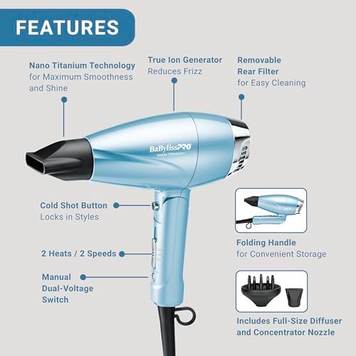 BaBylissPRO 1 1/4" Digital Ionic Flat Iron, Hair Straightener, Shorter Plates - Image 6