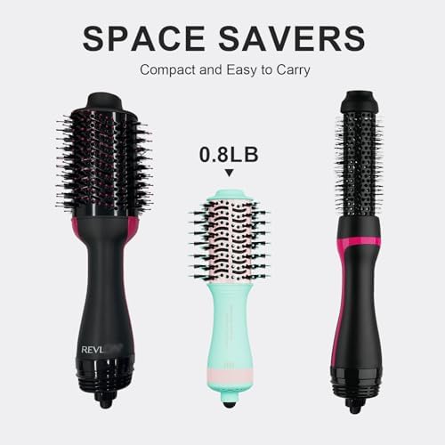 Travel Dual Voltage Hair Dryer Brush,120-240V European Hair Dryer Brush - Image 6