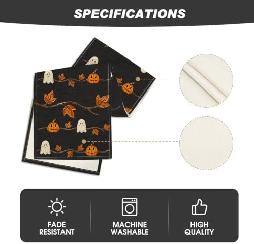 Artoid Mode 210 GSM Halloween Table Runner Home Party Decor 13x48 Inch - Image 5