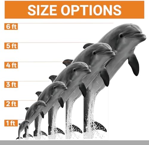 Dolphin 1FT Life Size Cardboard Cutout, Fun Animal Standup, 1 PC - Image 2