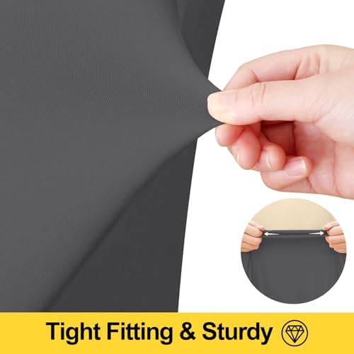 Smiry Spandex Elastic Fitted Table Cloth Skirt for 8FT Rectangle Table - Image 3
