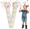 3FT Marquee Letters, Large Light Up Letters V for XV Birthday Party Decor by MerryMosaics
