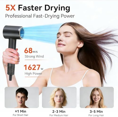 Ionic Hair Dryer with Diffuser High Speed Salon Blow Dryer Women - Image 2