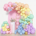 Amandir 164PCS Pastel Rainbow Balloon Garland Kit by Amandir