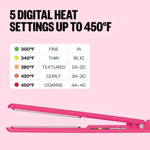 BabylissPRO Nano Titanium Digital Ultra-Thin Hair Straightener - Image 4