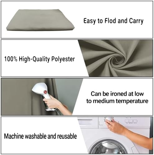 Grey Photography Backdrop for Photoshoot, Fabric 10x20ft - Image 7