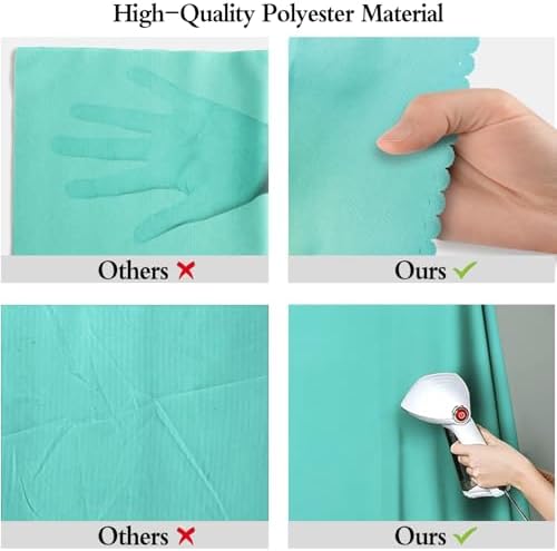 Turquoise Photography Backdrop for Photoshoot, Fabric 6x9ft - Image 6